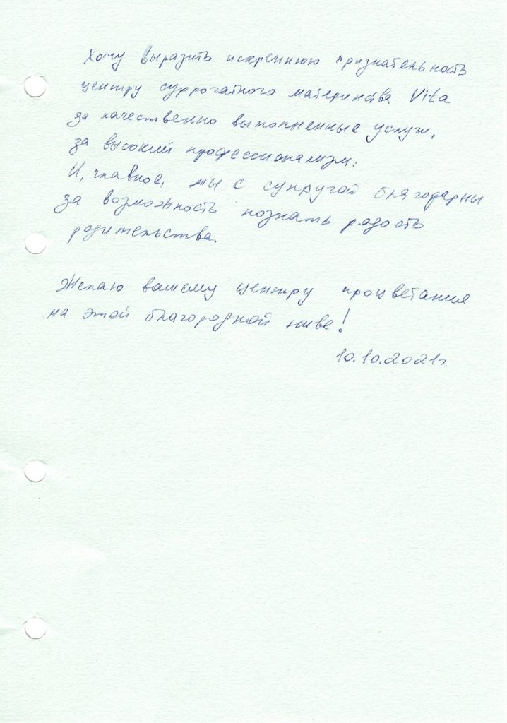 Отзывы сурмам центра VITA